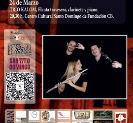 Concierto a cargo del Trío Kalom.