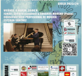 Concierto de Saxo y Piano. Ismael Arroyo y Eduardo Moreno