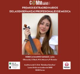 Premios Extraordinarios de las Enseñanzas Profesionales de Música 2024/25