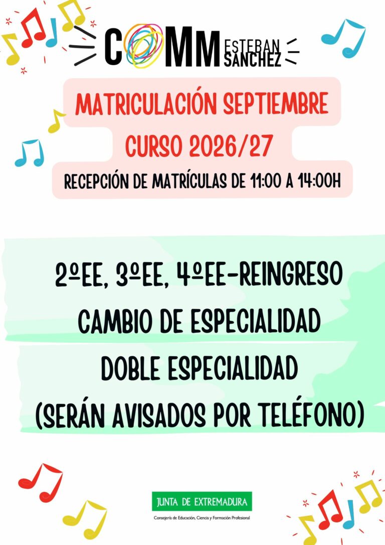 MATRICULACIÓN SEPTIEMBRE-REINGRESOS Y OTROS ACCESOS